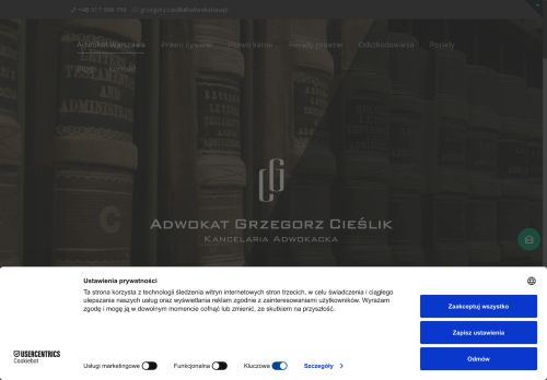 adwokatgrzegorzcieslik.pl