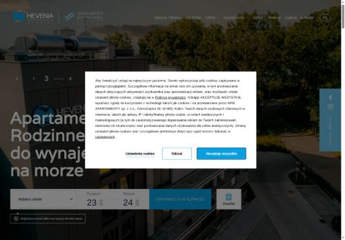 apartamentyhevenia.com