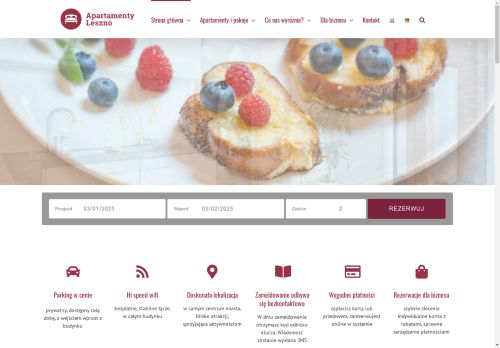apartamentyleszno.com