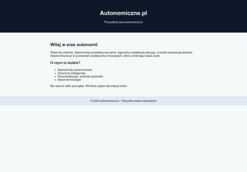 autonomiczne.pl
