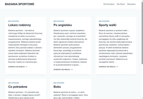badaniasportowe.pl