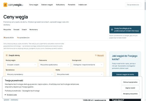 cenywegla.pl