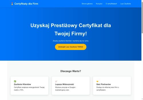 certyfikat-firmowy.pl