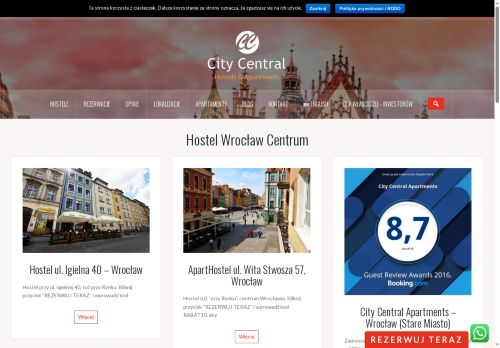 citycentralhostel.pl
