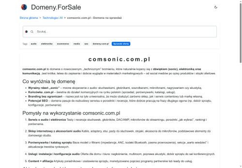 comsonic.com.pl