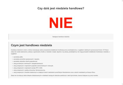 czyjesthandlowaniedziela.pl