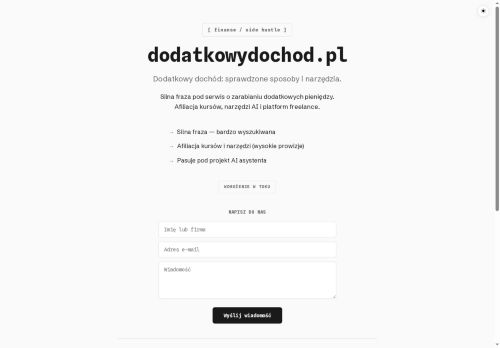 dodatkowydochod.pl