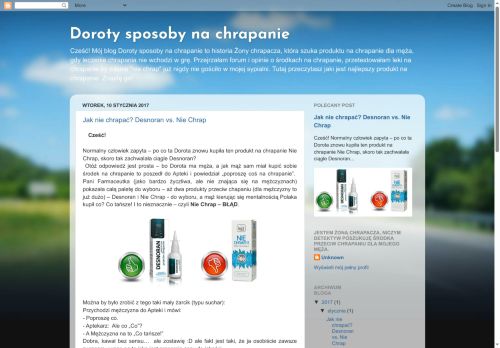 dorotysposobynachrapanie.blogspot.com