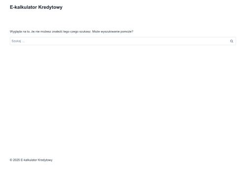 e-kalkulatorkredytowy.pl