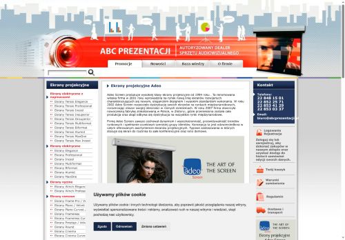 ekrany-projekcyjne-adeo.pl