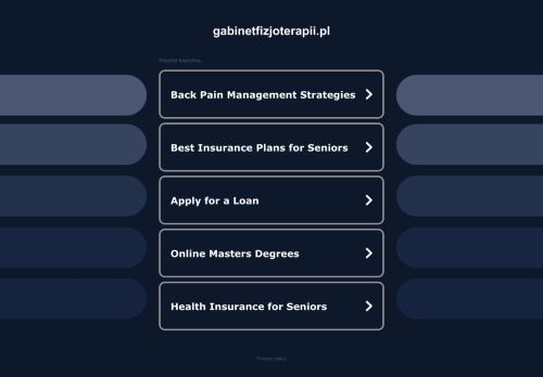 gabinetfizjoterapii.pl