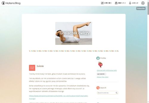 gosiaczekcwiczy.hatenadiary.com