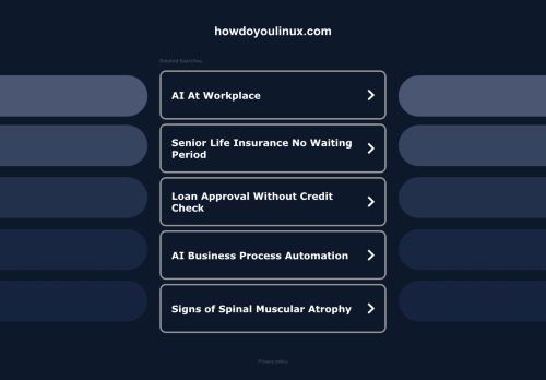 howdoyoulinux.com