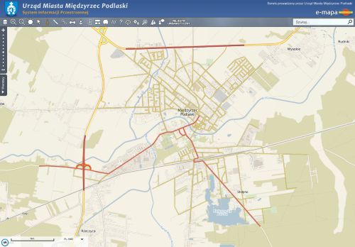 mmiedzyrzecpodlaski.e-mapa.net