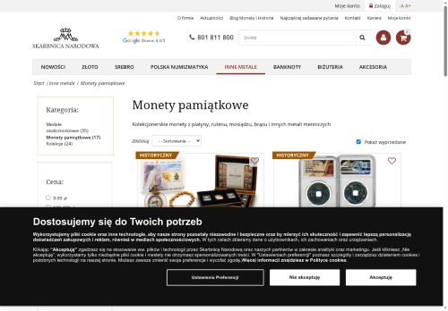 monetykolekcjonerskie.org