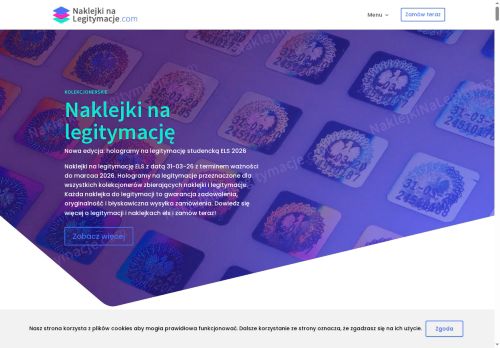 naklejkinalegitymacje.com