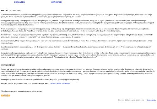 niejedzenie.info
