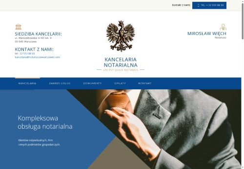 notariuszwwarszawie.com