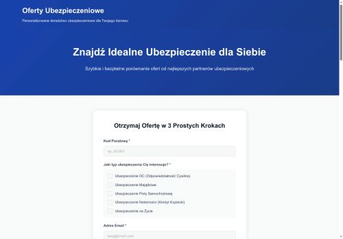 ofertyubezpieczeniowe.pl