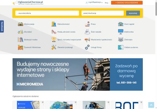 ogloszeniachorzow.pl
