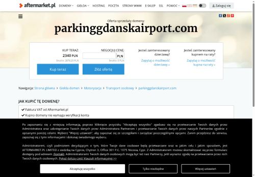parkinggdanskairport.com