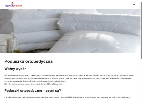 poduszkaortopedyczna.pl
