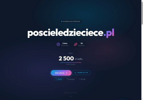 poscieledzieciece.pl