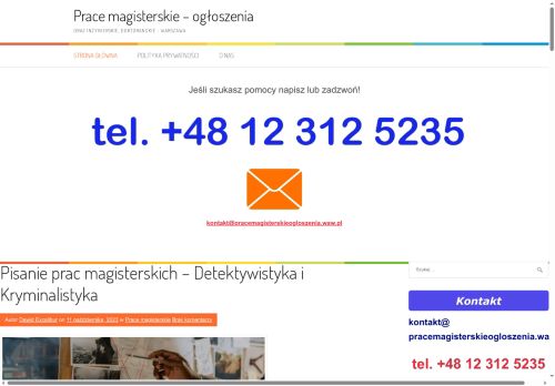 pracemagisterskieogloszenia.waw.pl