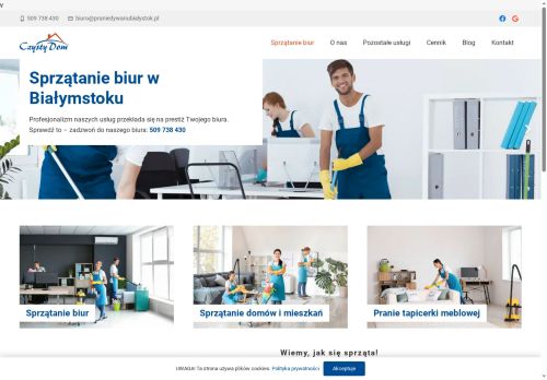 praniedywanubialystok.pl