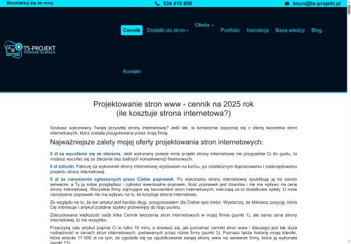 projektowaniestroncennik.pl