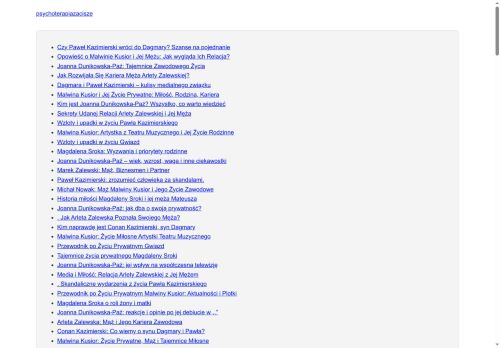 psychoterapiazacisze.pl