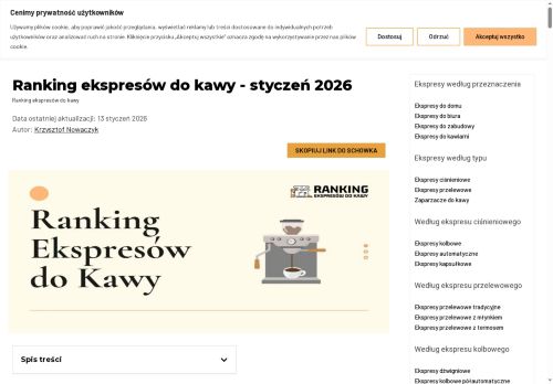 rankingekspresowdokawy.pl
