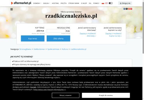 rzadkieznalezisko.pl