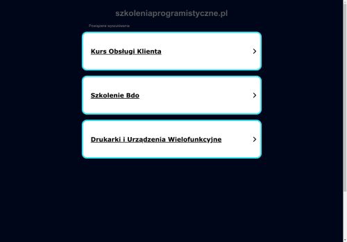 szkoleniaprogramistyczne.pl