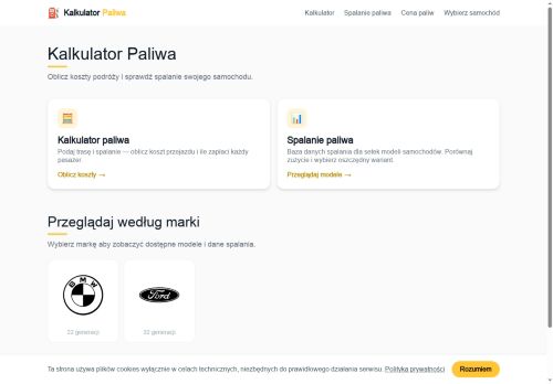 szybki-kalkulator-paliwa.pl