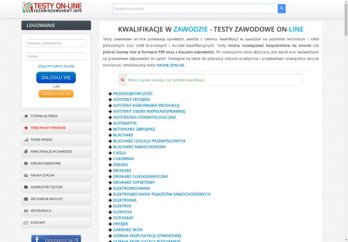testy.egzaminzawodowy.info