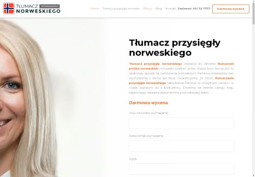 tlumacznorweskiego.eu