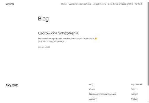 uzdrowionaschizofrenia.pl