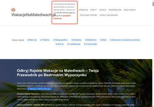 wakacjenamalediwach.pl