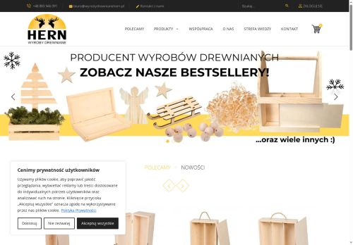 wyrobydrewnianehern.pl