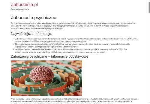 zaburzenia.pl